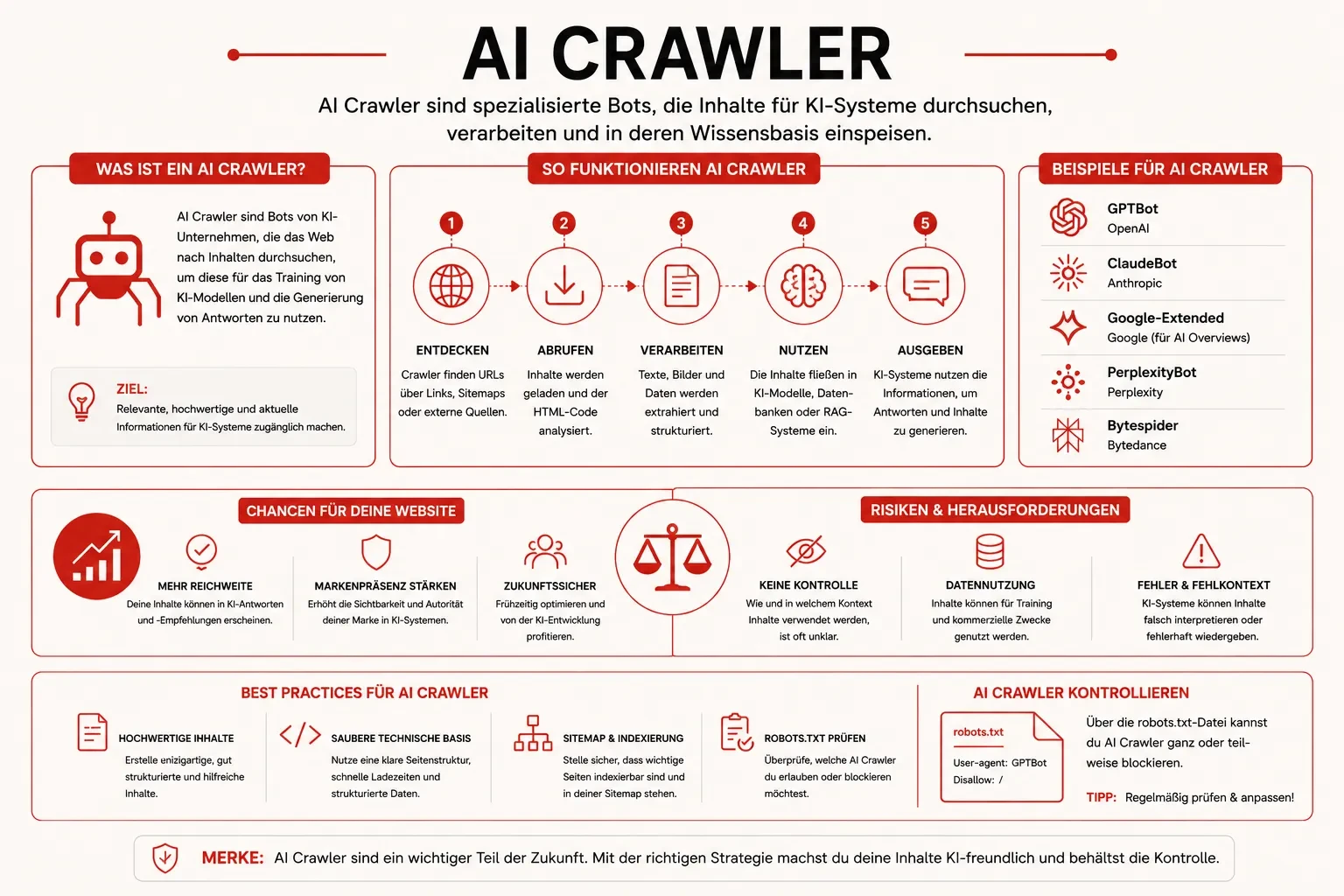 AI Crawler - KI-Crawler - LLM-Crawler